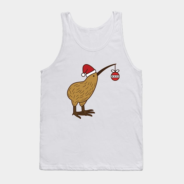 New Zealand Christmas Kiwi Tank Top by Rebecca Tiana